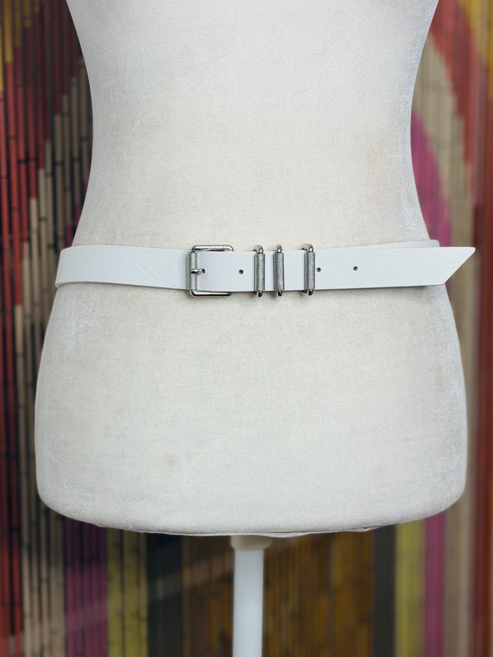 2000s Designer Minimalist Zadig & Voltaire Leather Belt